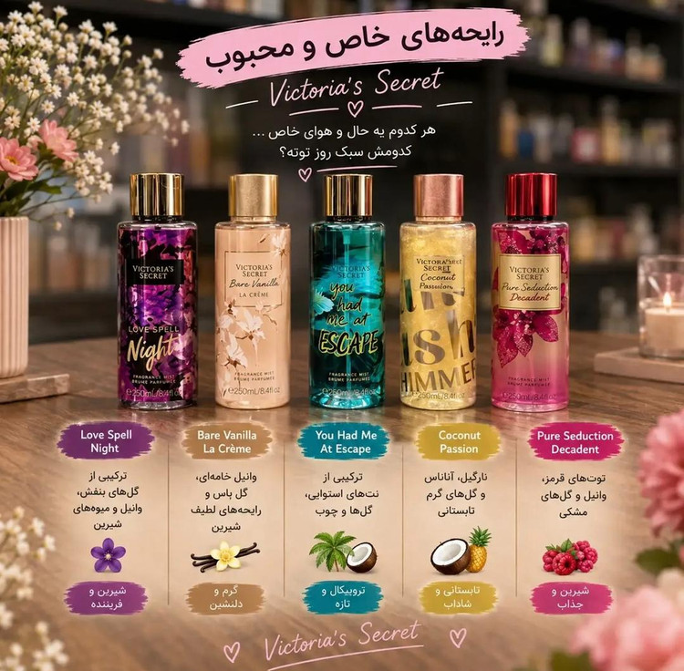 بادی اسپلش ویکتوریا سکرت پیور سداکشن لا کرم 250میل